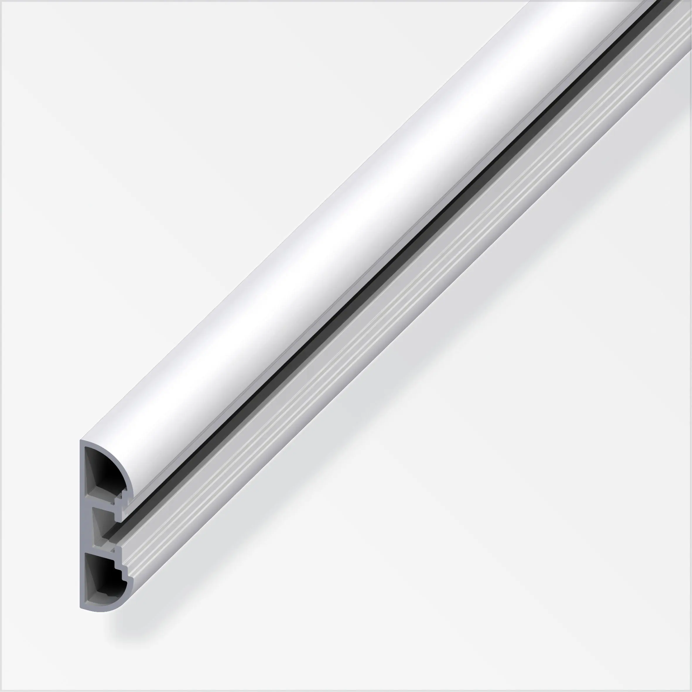 coaxis®-Profil, extraschmal 2.5 m, 27.5 x 11 mm Aluminium eloxiert silber coaxis®-Profil, extraschmal 2.5 m, 27.5 x 11 mm Aluminium eloxiert silber
