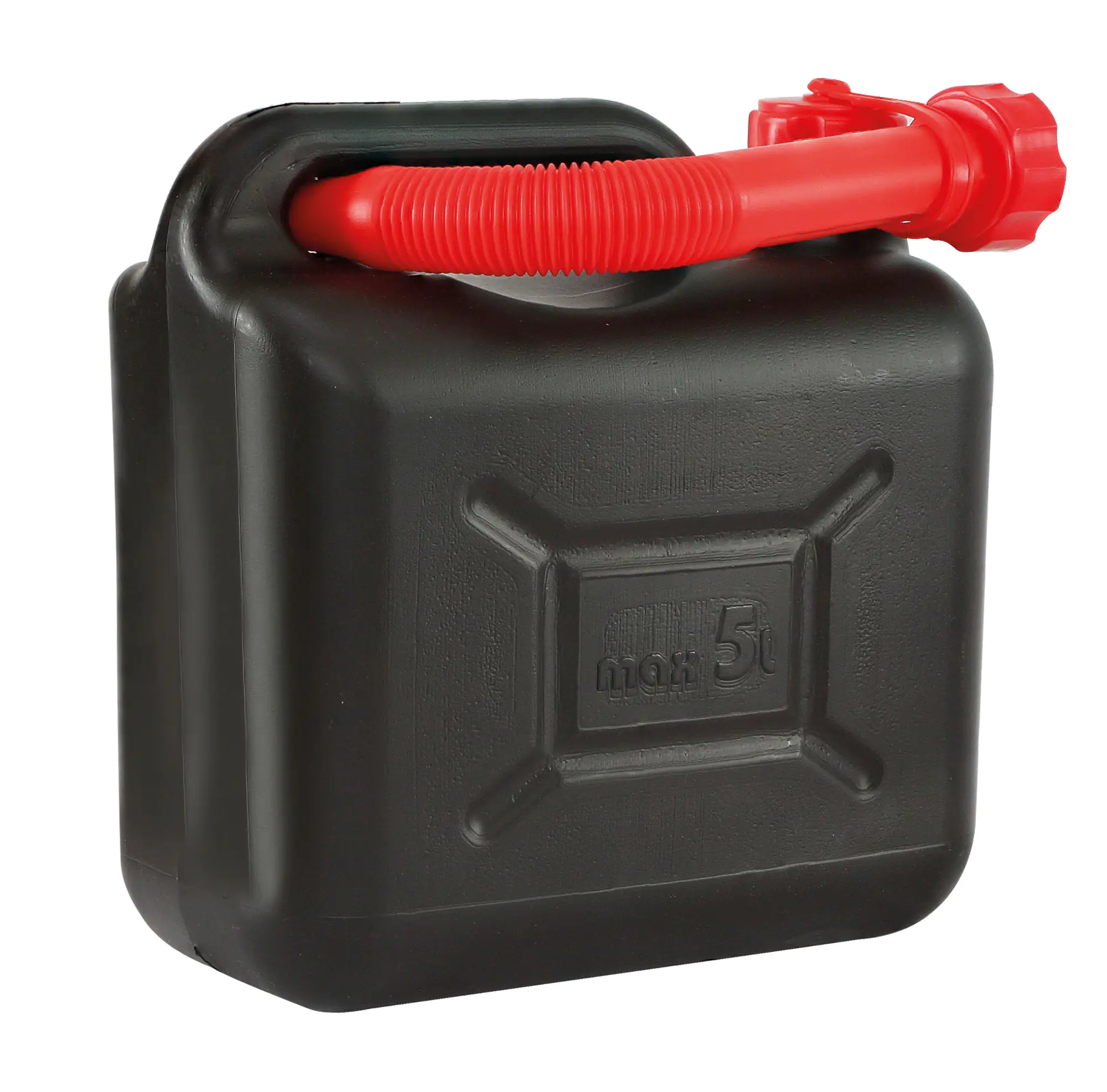Benzinkanister 5 Liter Volumen Kunststoff schwarz Benzinkanister 5 Liter Volumen Kunststoff schwarz