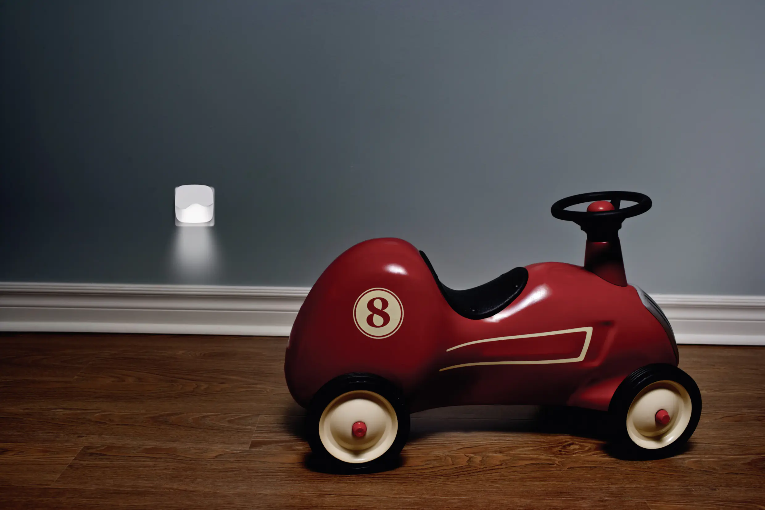 Ledvance LED Nachtlicht Lunetta Wave weiß 6 x 6 cm 0,5W, warmweiß Ledvance LED Nachtlicht Lunetta Wave weiß 6 x 6 cm 0,5W, warmweiß