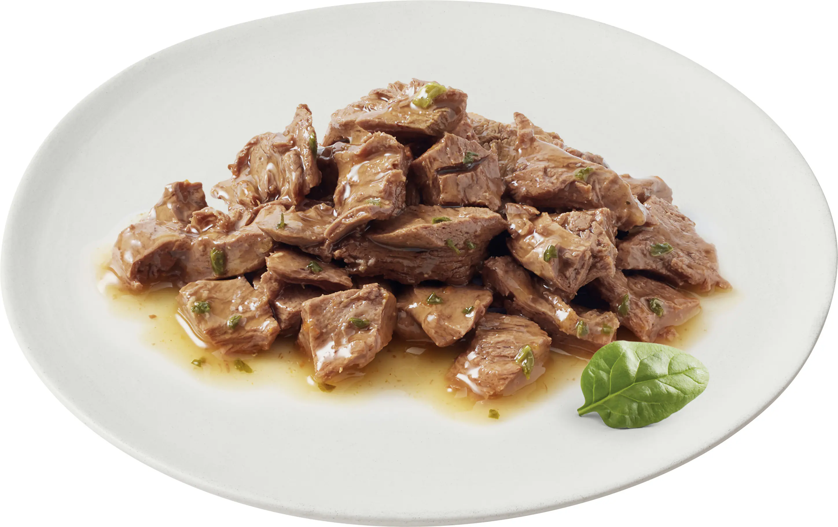 Gourmet Perle Erlesene Streifen Forelle in Sauce mit Spinat 85 g