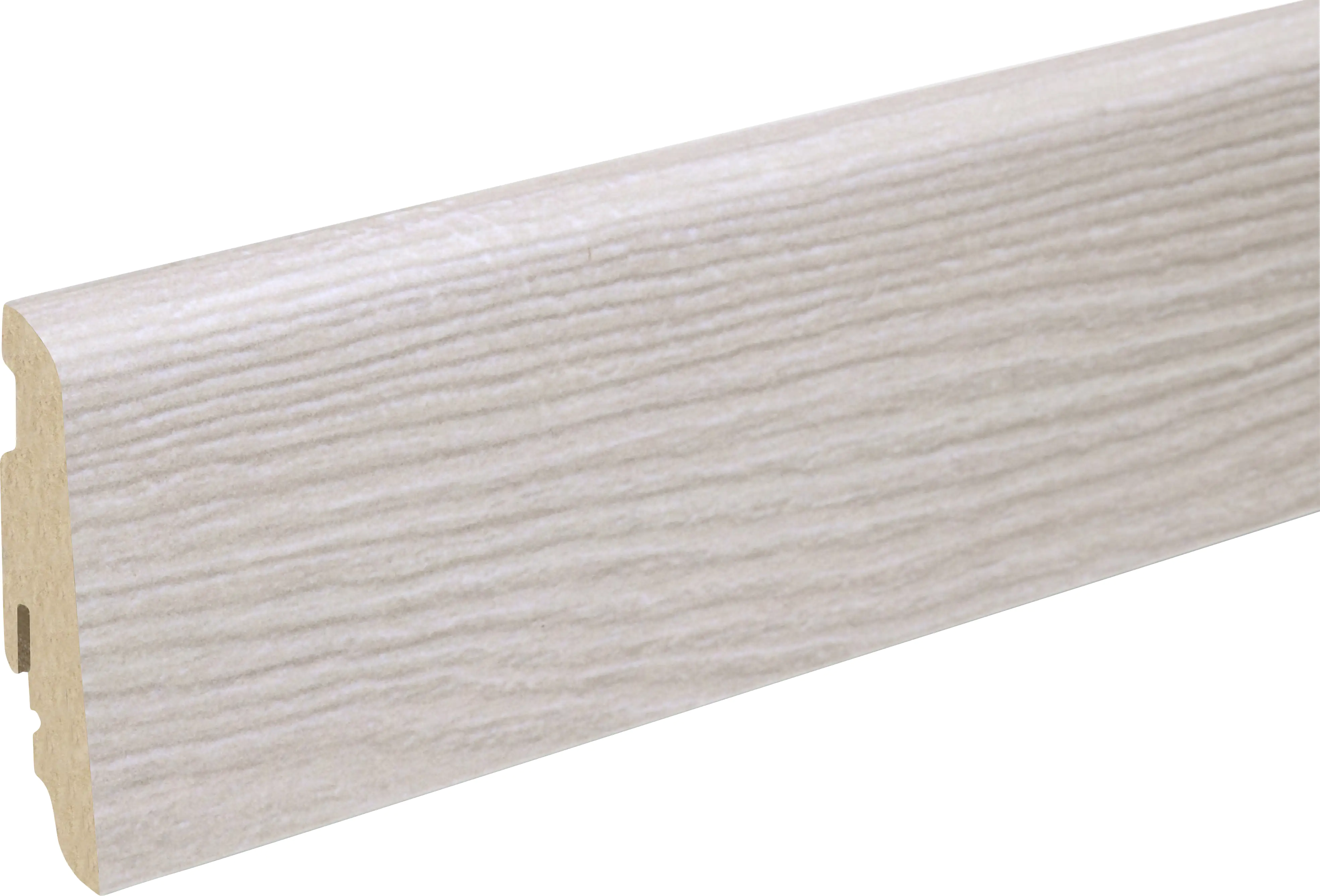 Neuhofer Fußleiste 240 cm 58 x 19 mm Pine whitewashed Neuhofer Fußleiste 240 cm 58 x 19 mm Pine whitewashed