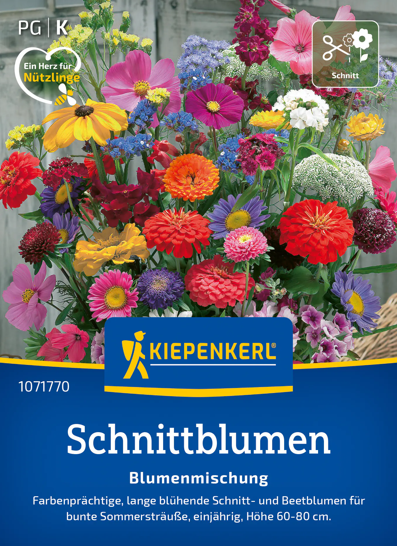 Kiepenkerl Saatgut Blumen-Mischung Schnittblumen für ca. 1-2 m²