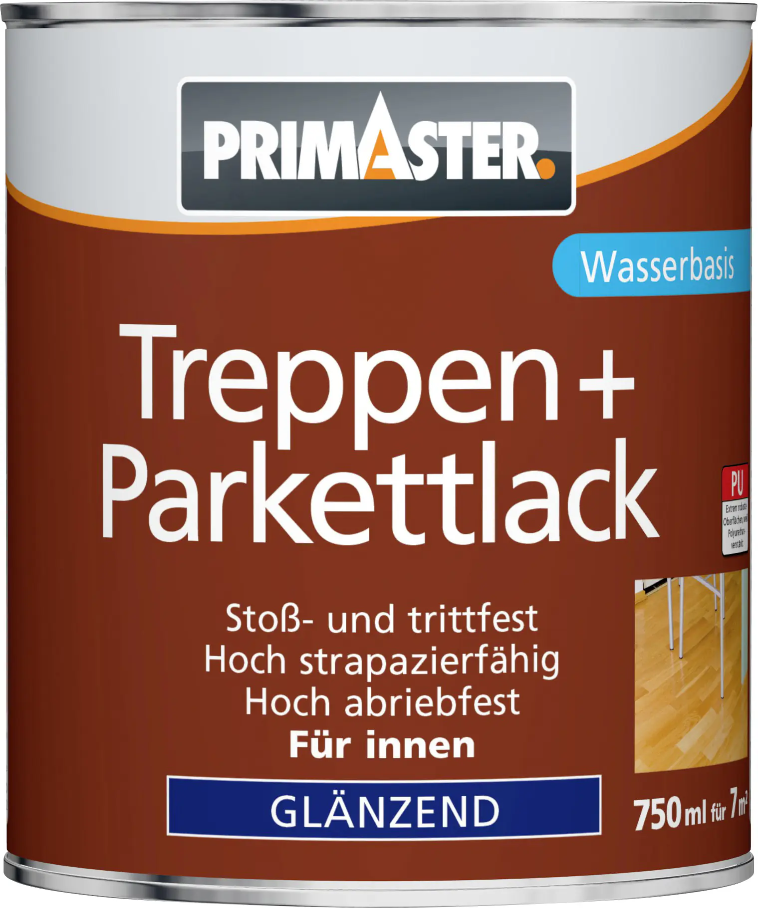 Primaster Treppen und Parkettlack 750 ml glänzend
