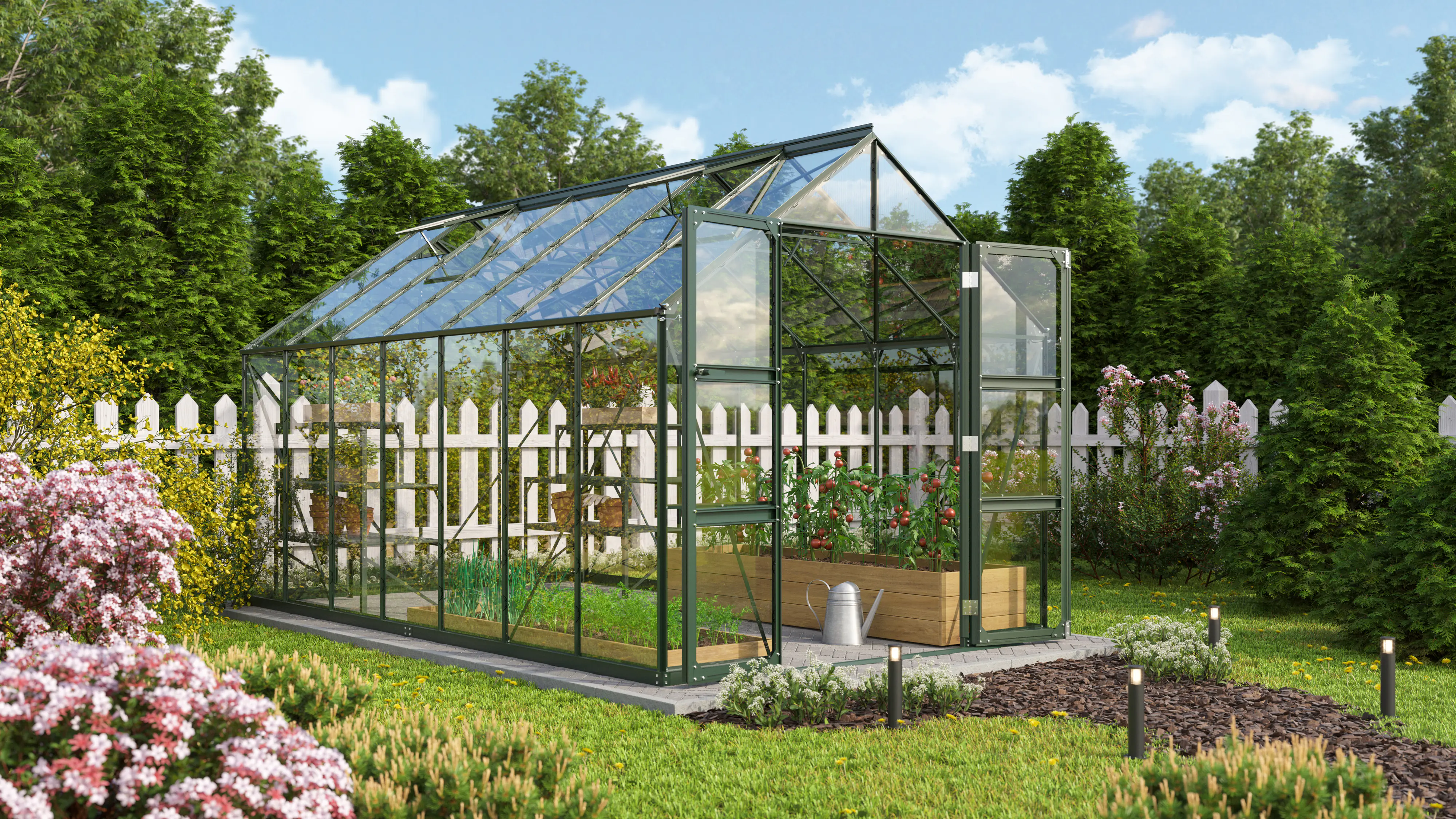 Vitavia Gewächshaus Domus 11500 257 x 448 cm 3 mm ESG