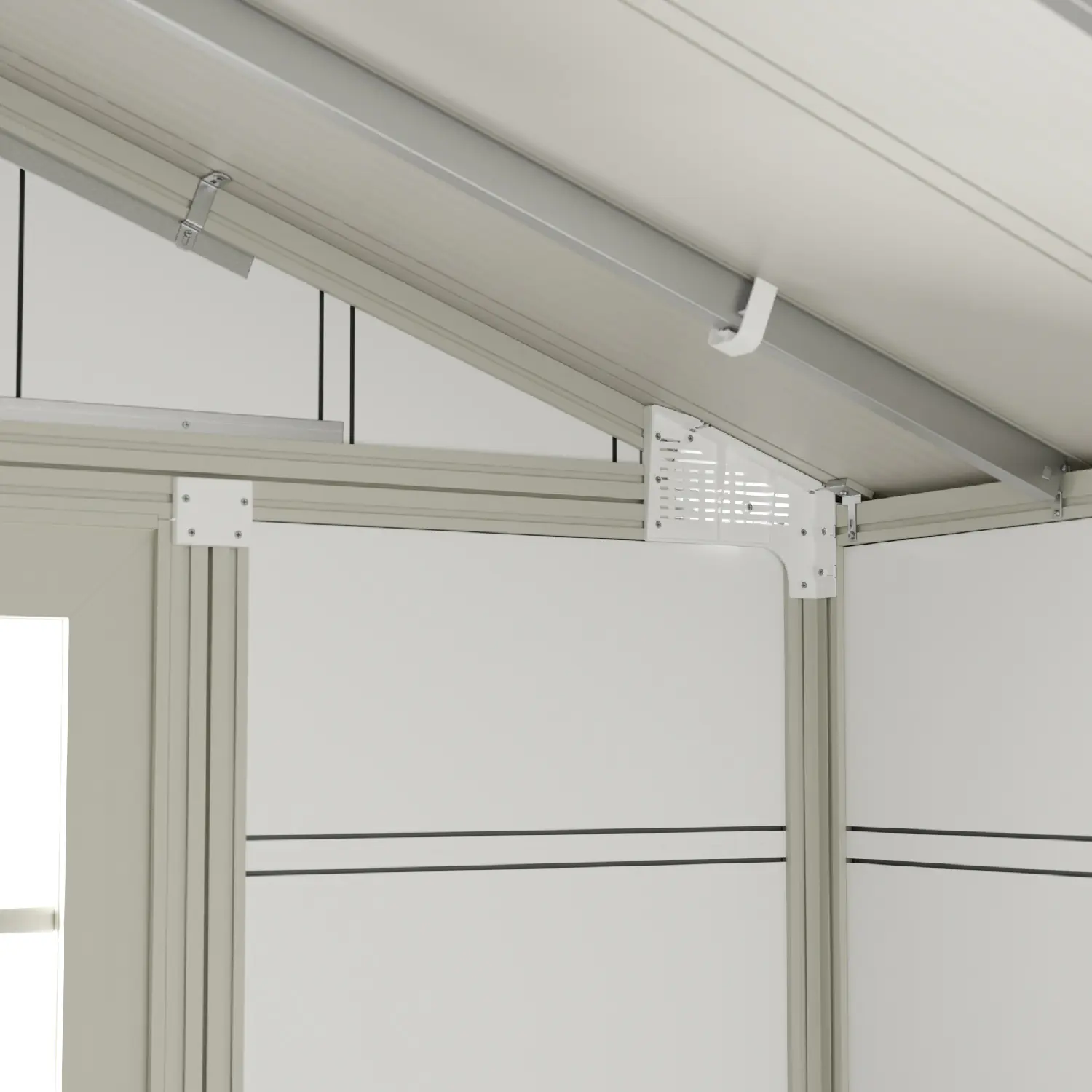 Grosfillex Gartenhaus Deco H 7,5 370 x 298 cm (inkl. Dachüberstand)