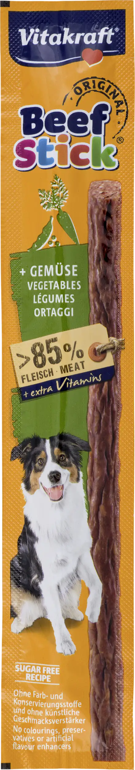 Vitakraft Beef Stick® Gemüse 1 Stück / 12 g Vitakraft Beef Stick® Gemüse 1 Stück / 12 g