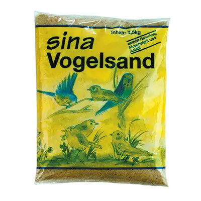 Sina Vogelsand mit Anis und Grit 2,5 kg Sina Vogelsand mit Anis und Grit 2,5 kg