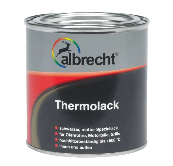 Albrecht Thermolack 125 ml schwarz Albrecht Thermolack 125 ml schwarz