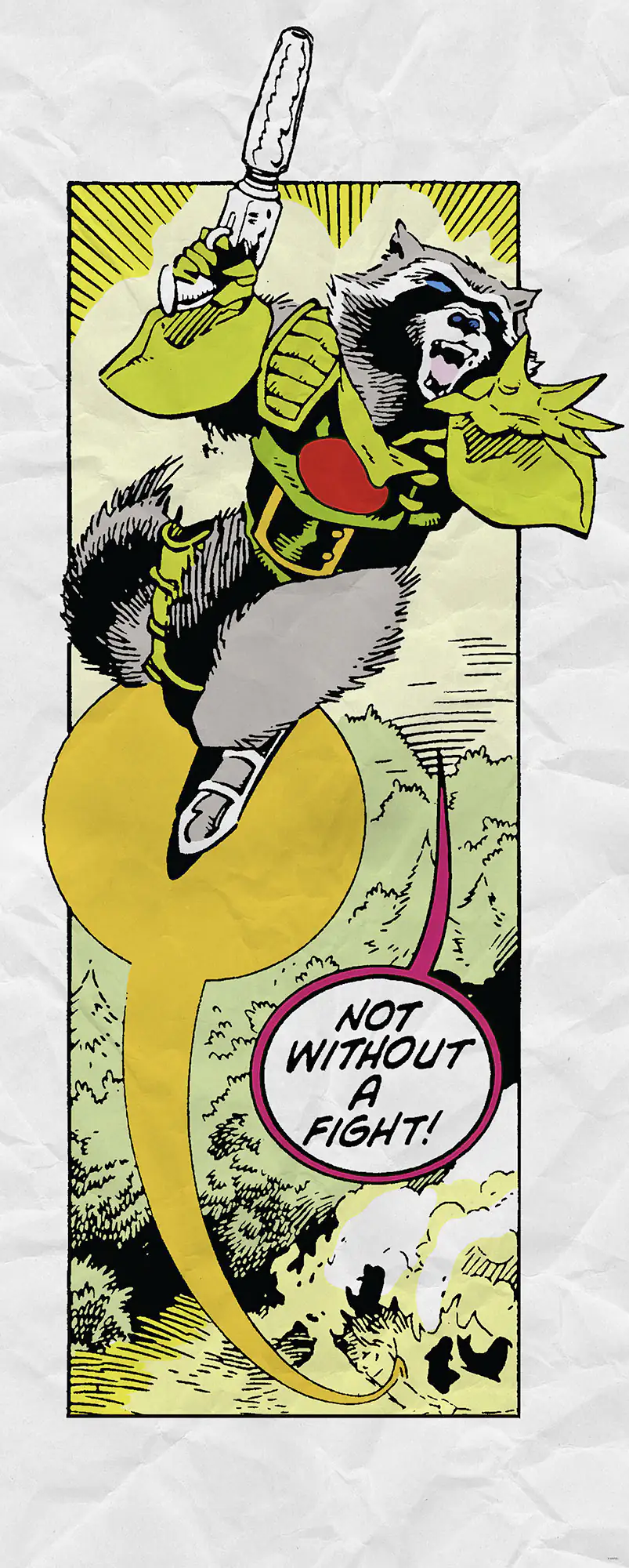 Komar Vlies Fototapete Guardians Retro Com 100 x 250 cm 