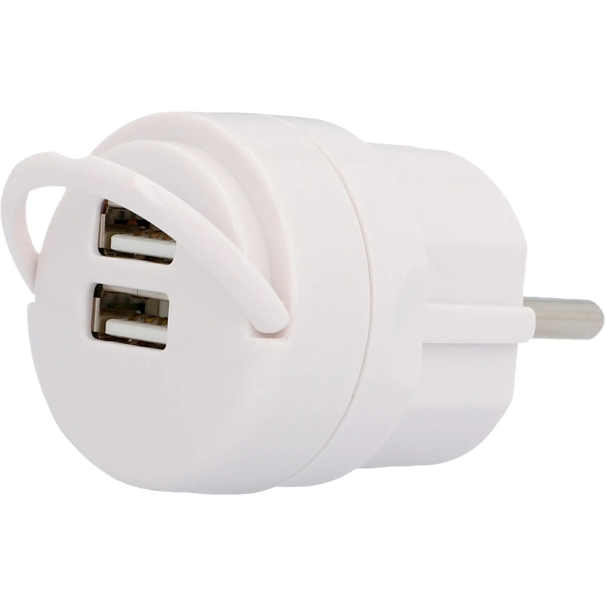 Unitec USB-Ladeadapter Mini mit 2x USB Type A 2,4A weiß Unitec USB-Ladeadapter Mini mit 2x USB Type A 2,4A weiß