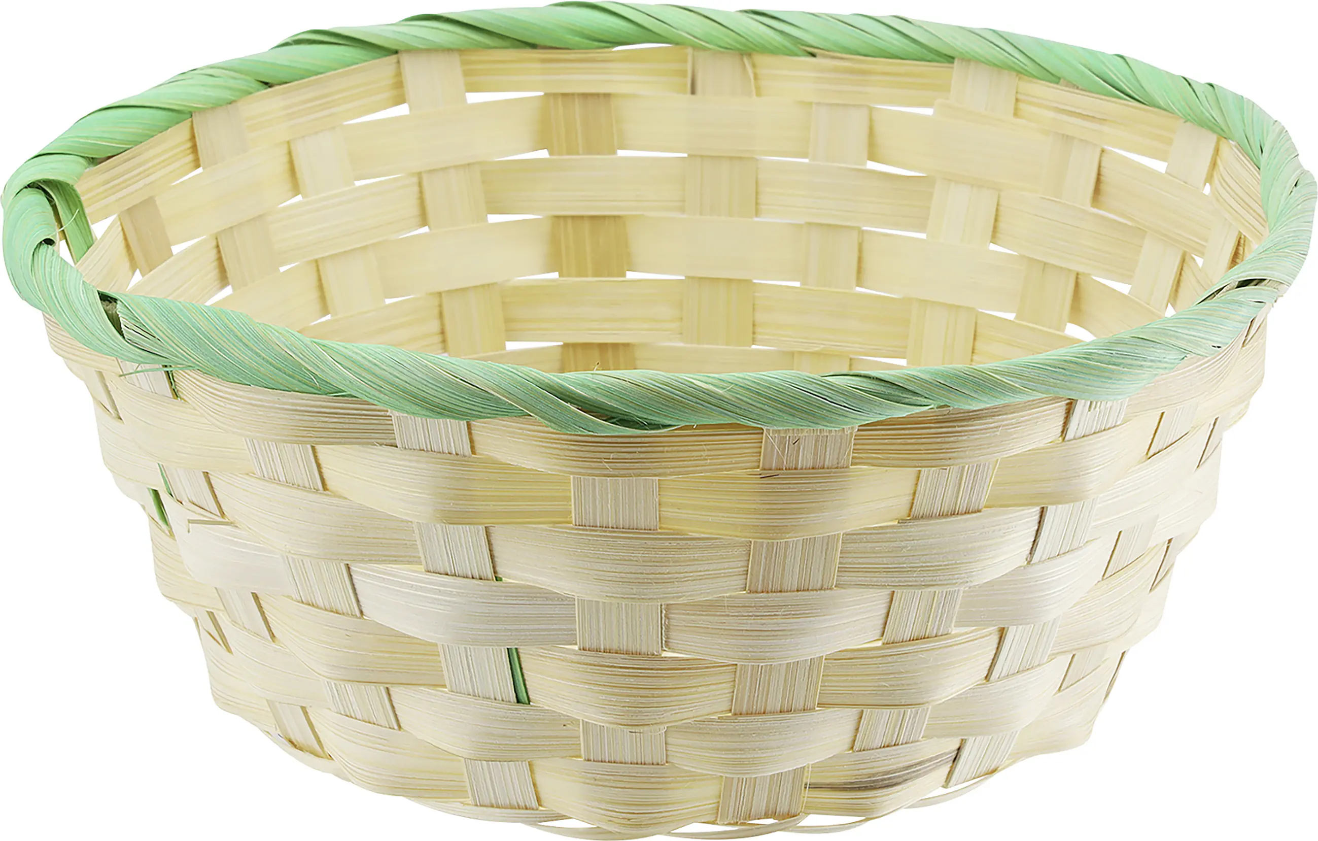 Osterdeko Korb 20 x 8 cm grün
