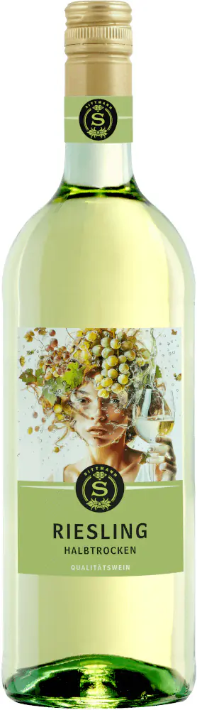 Sittmann Weißwein Riesling halbtrocken 1,0l