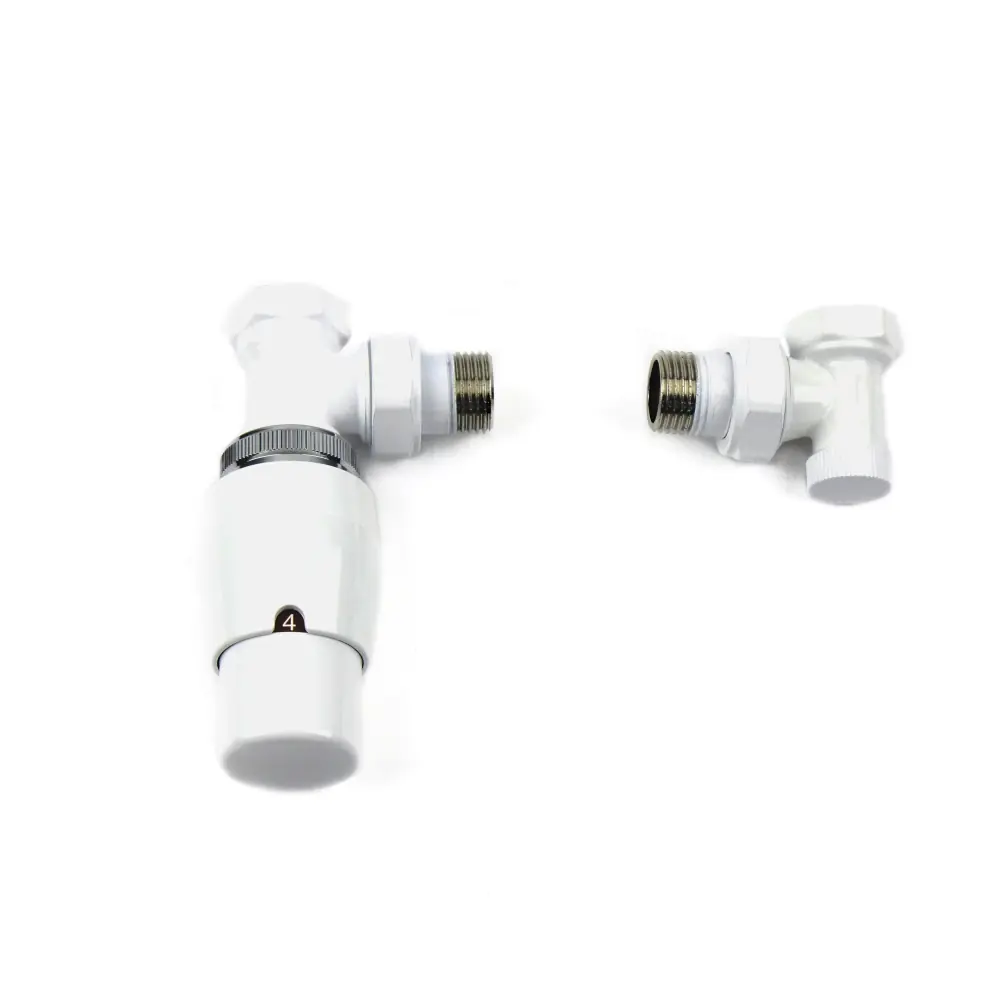 Ximax Heizkörperthermostat-Set Elegant Eck-Ausführung 15 mm weiß