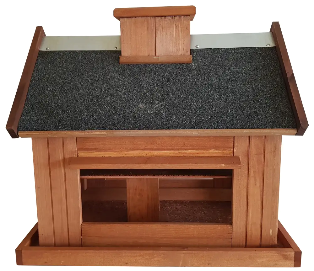 4251139107368 Vogelhaus American Style Kiefernholz massiv braun LxBxH: 45x33x54 cm