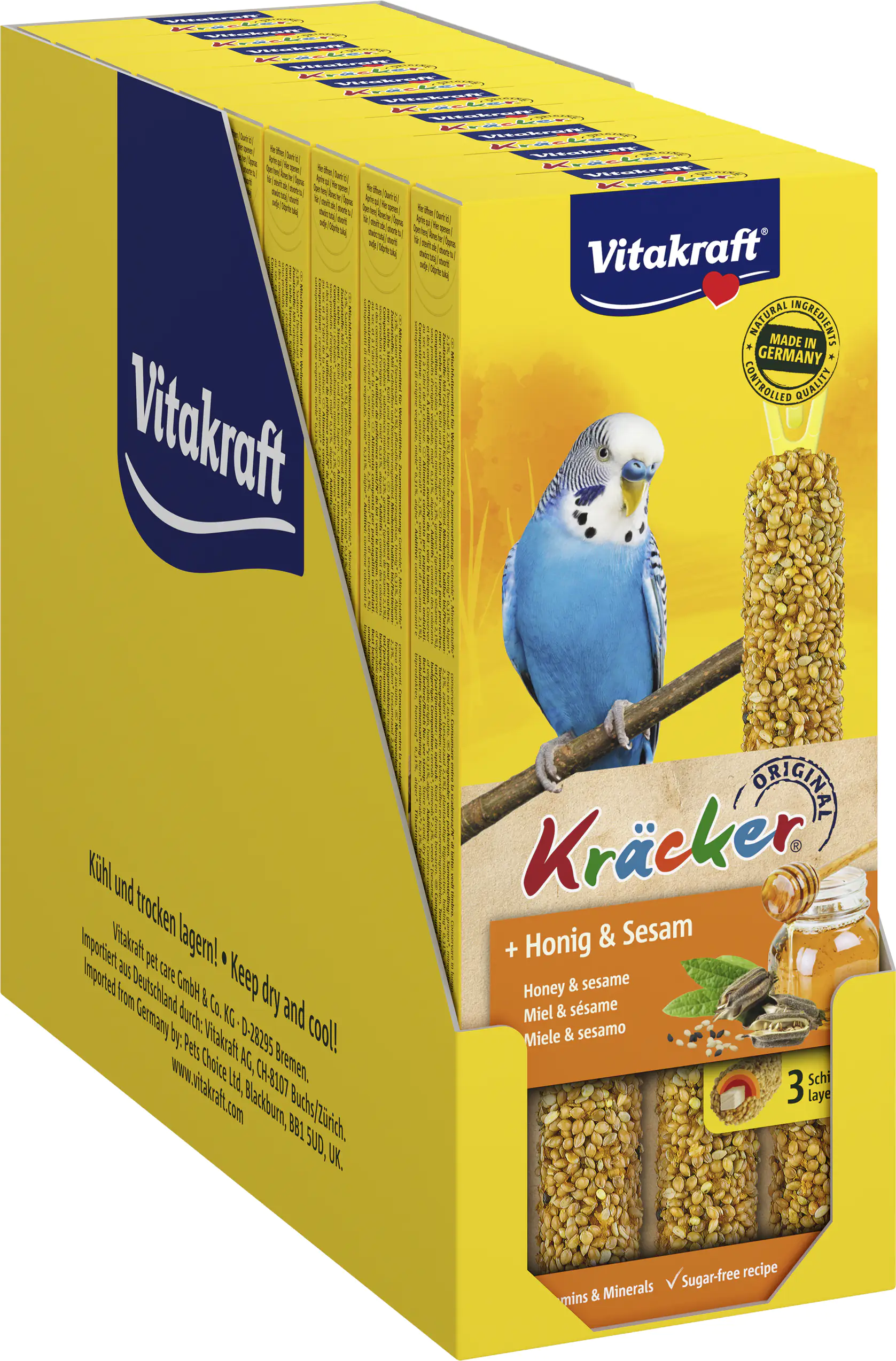 Vitakraft Kräcker® Honig & Sesam 3 Stück / 90 g