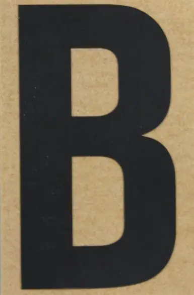 Conacord Klebebuchstabe 55 x 50 mm