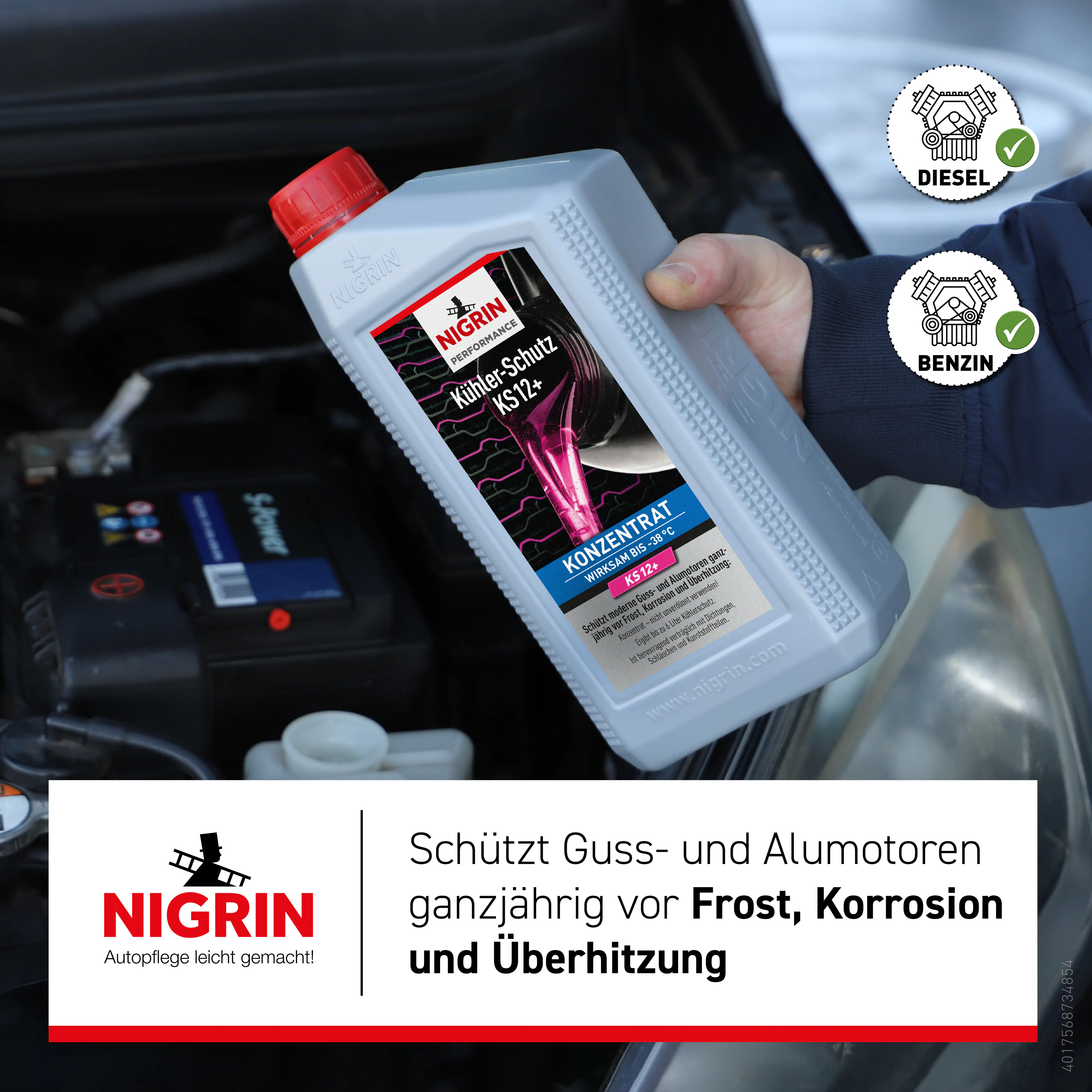 Nigrin Performance Kühlerfrostschutz KS12+ 1,5 L