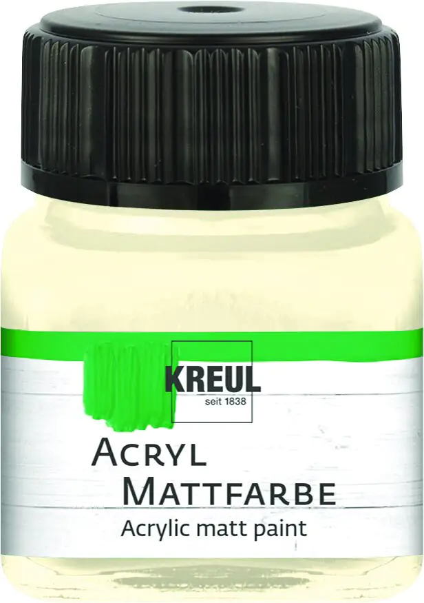 Kreul Acryl Mattfarbe elfenbein 20 ml