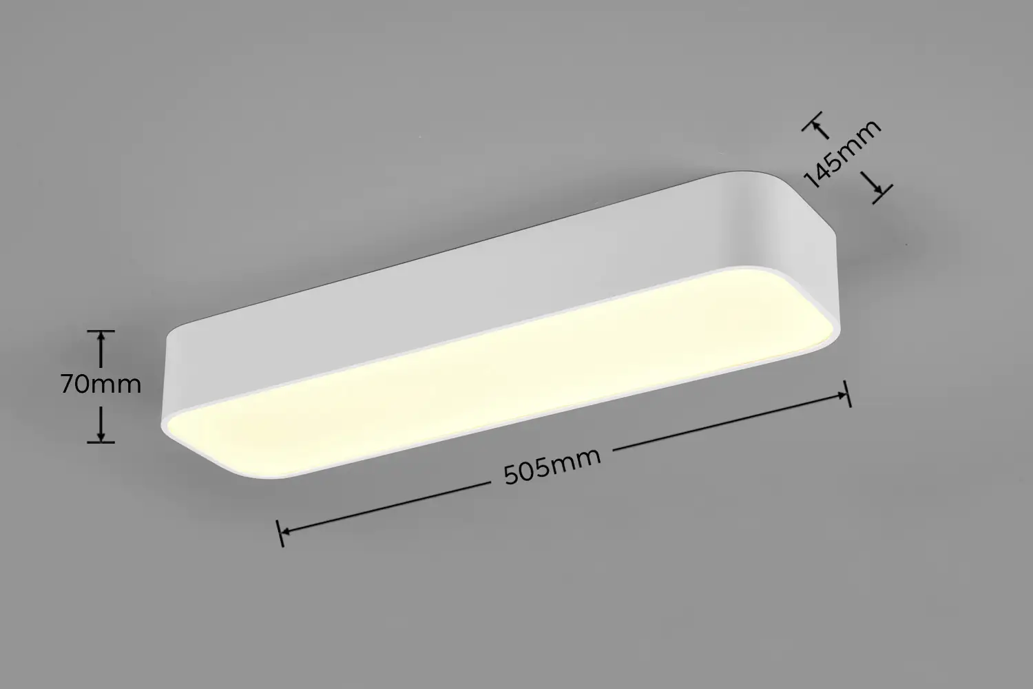 Reality LED Deckenleuchte Asterion weiß matt mit Fernbedienung, dimmbar Reality LED Deckenleuchte Asterion weiß matt mit Fernbedienung, dimmbar
