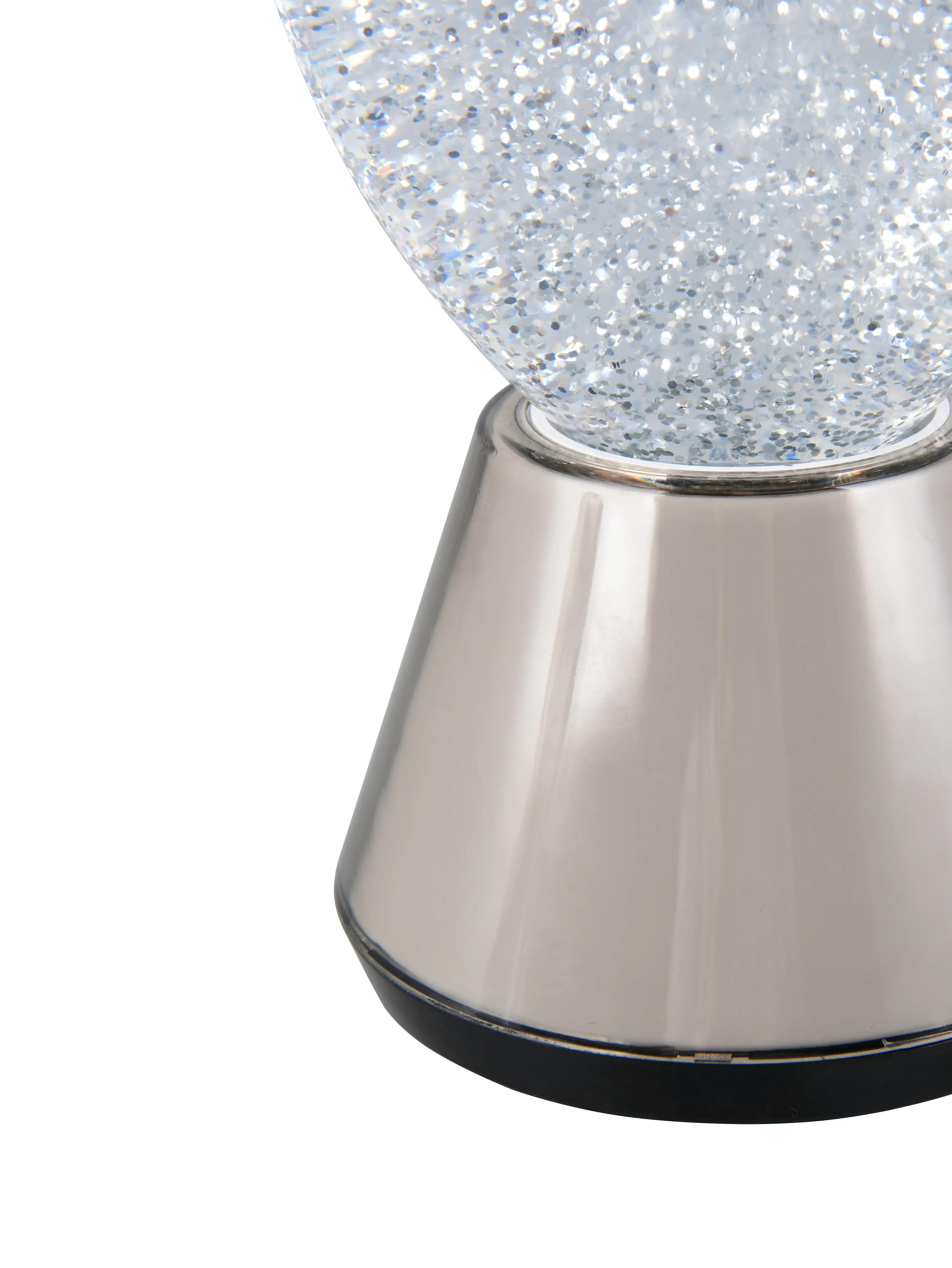Reality LED-Tischleuchte Estella Fun Herz 11 x 17 cm rauchfarbig