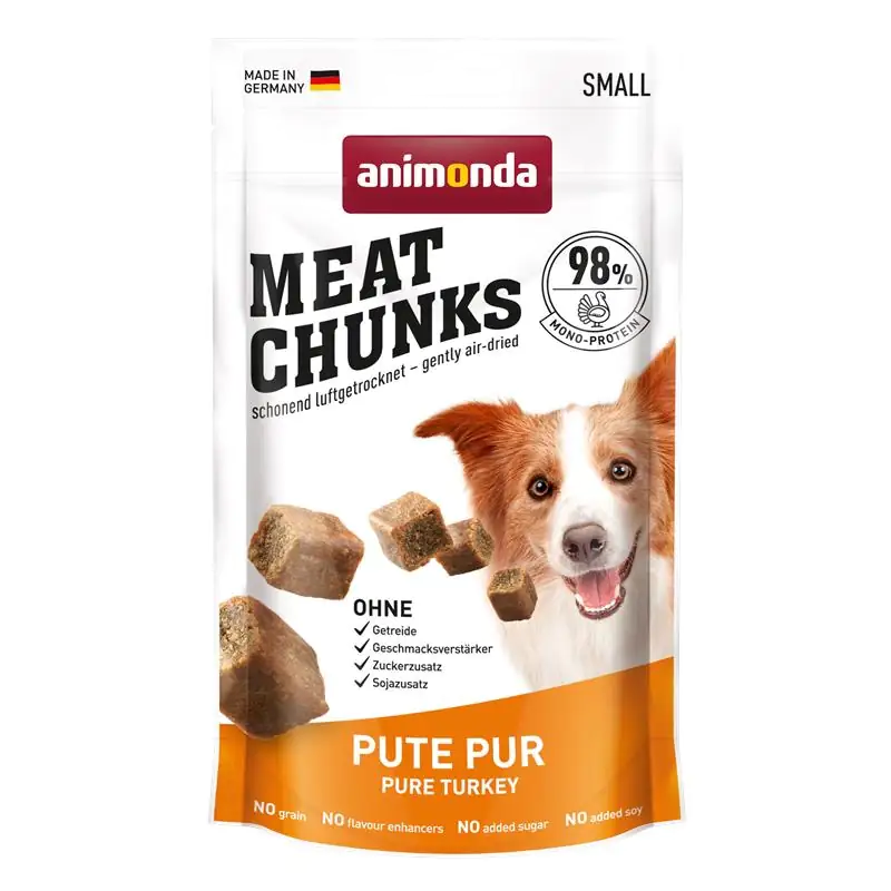 Animonda Meat Chunks Hundesnack Adult Pute pur 60 g