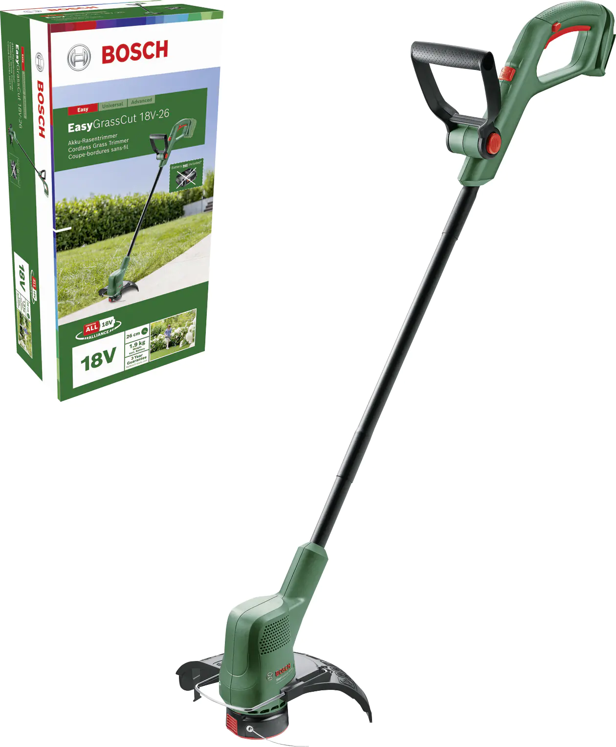 Bosch Akku-Rasentrimmer EasyGrassCut 18V-26 Solo Bosch Akku-Rasentrimmer EasyGrassCut 18V-26 Solo