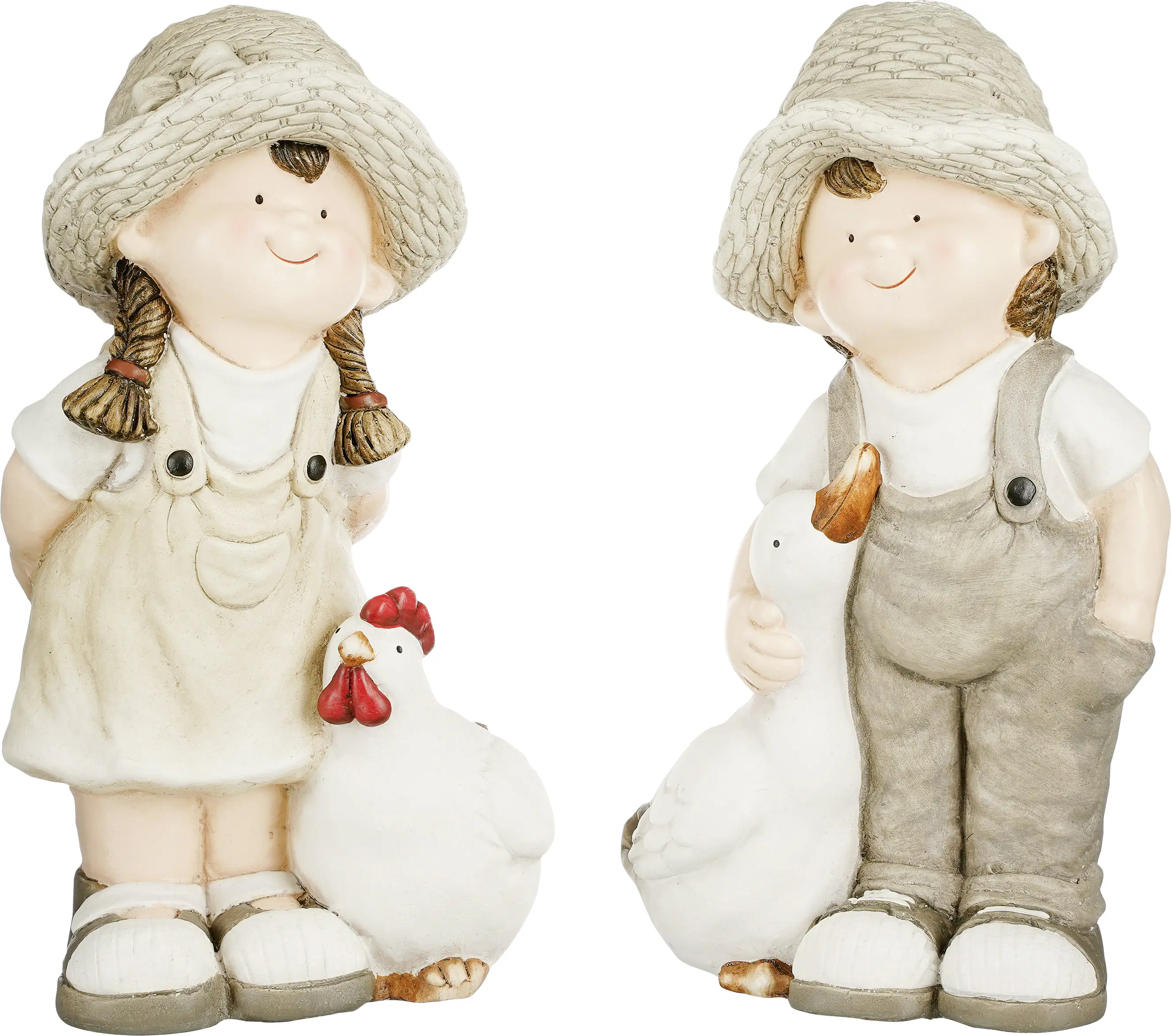 Mica Decorations Kind Magnesium 44,5 x 25,5 x 15,5 cm beige-grau