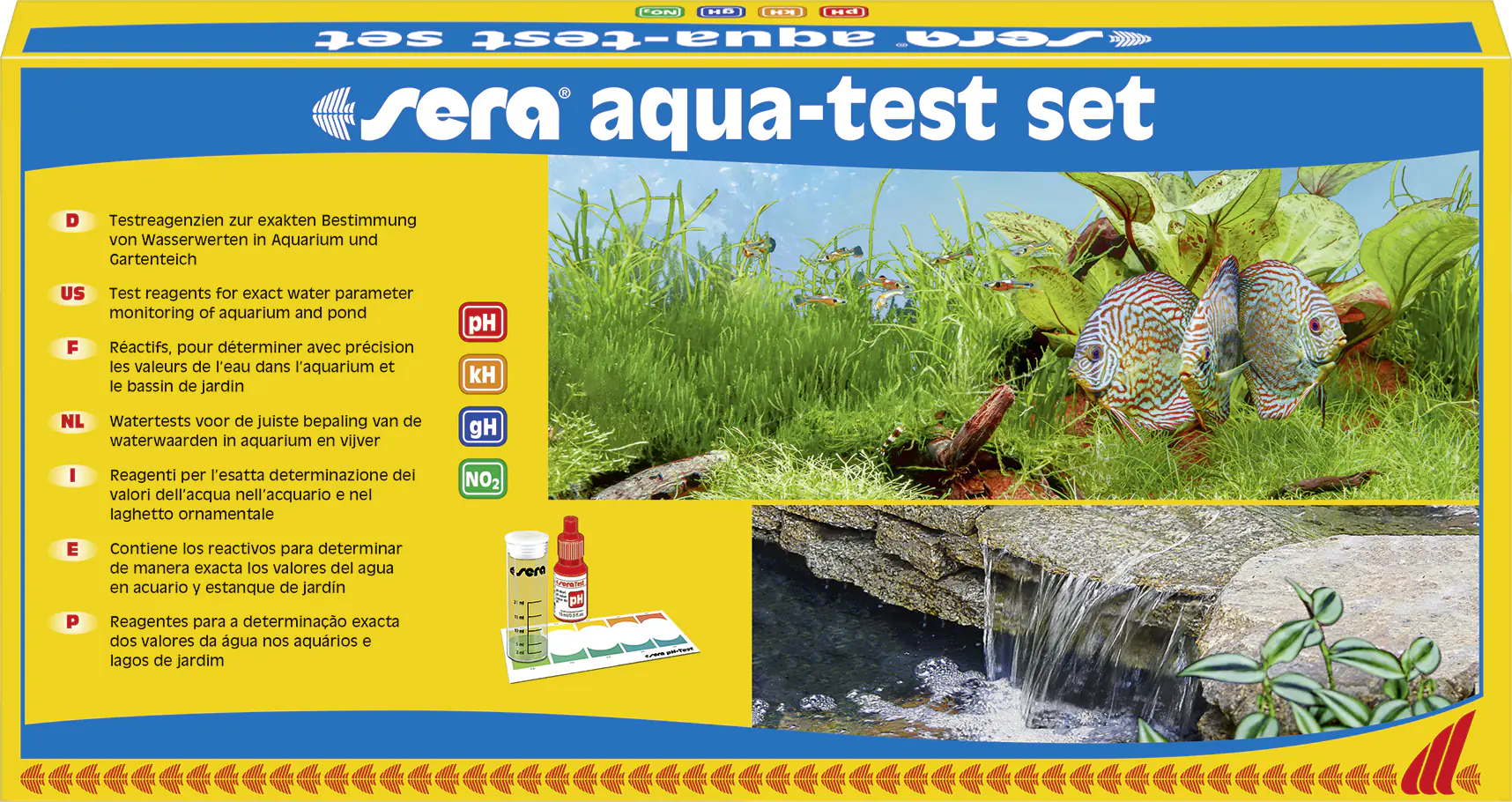 Sera Aquarium- und Teichwassertester Aqua-Test Set 1 Stück