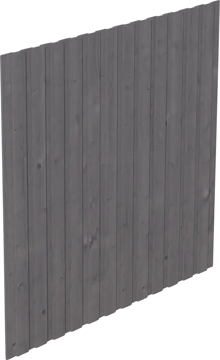 SKAN HOLZ Seitenwand Deckelschalung 230 x 220 cm Fichte