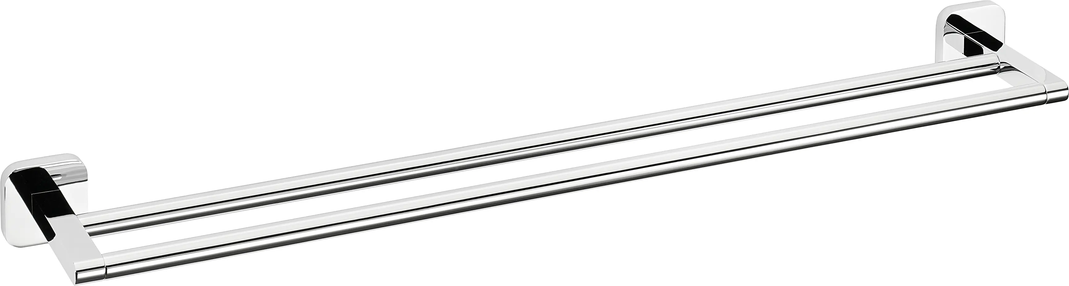 tesa Handtuchstange Elegaant Metall, chrom, 2-armig, rostfrei