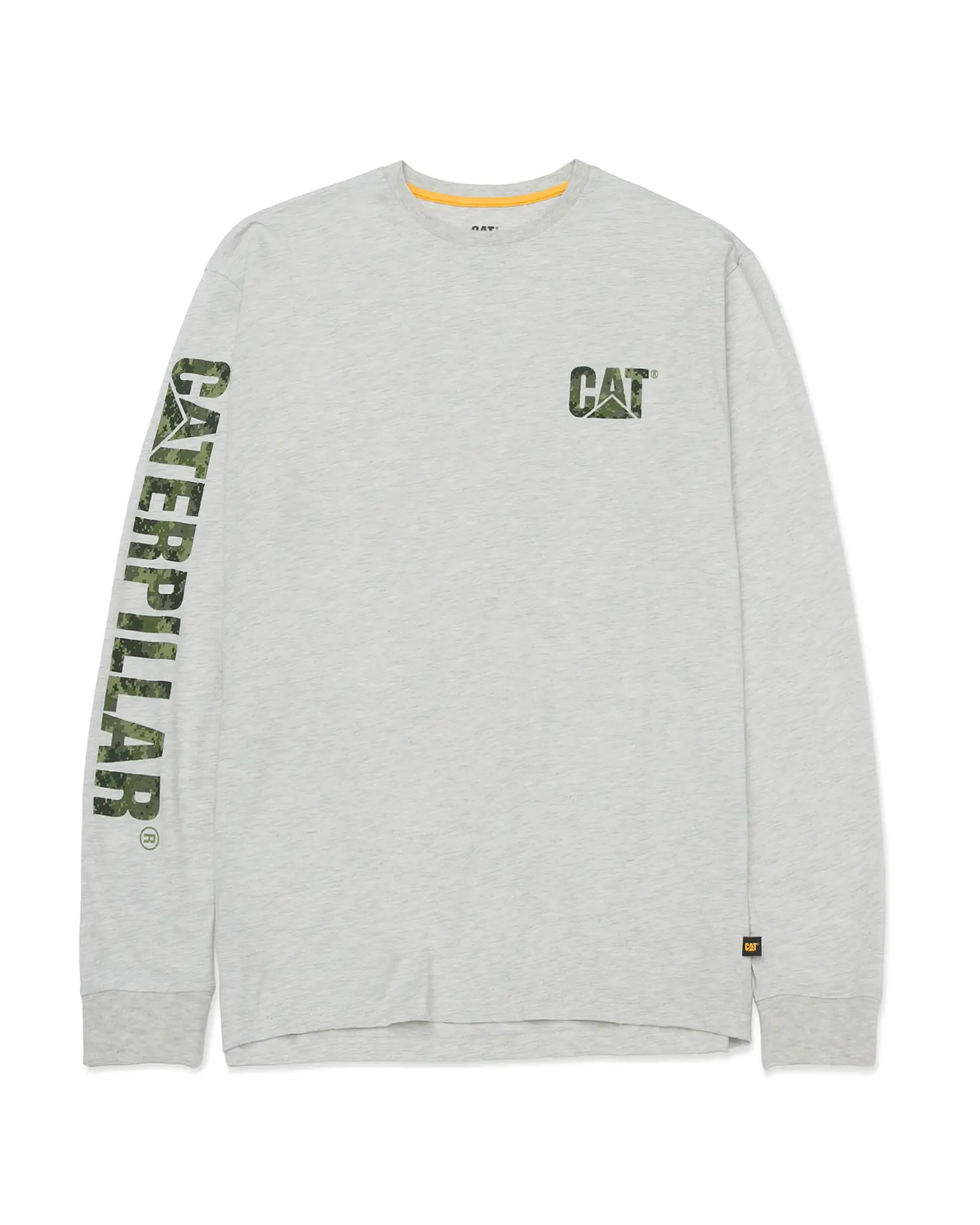 CAT Langarmshirt Banner Größe XXL cream