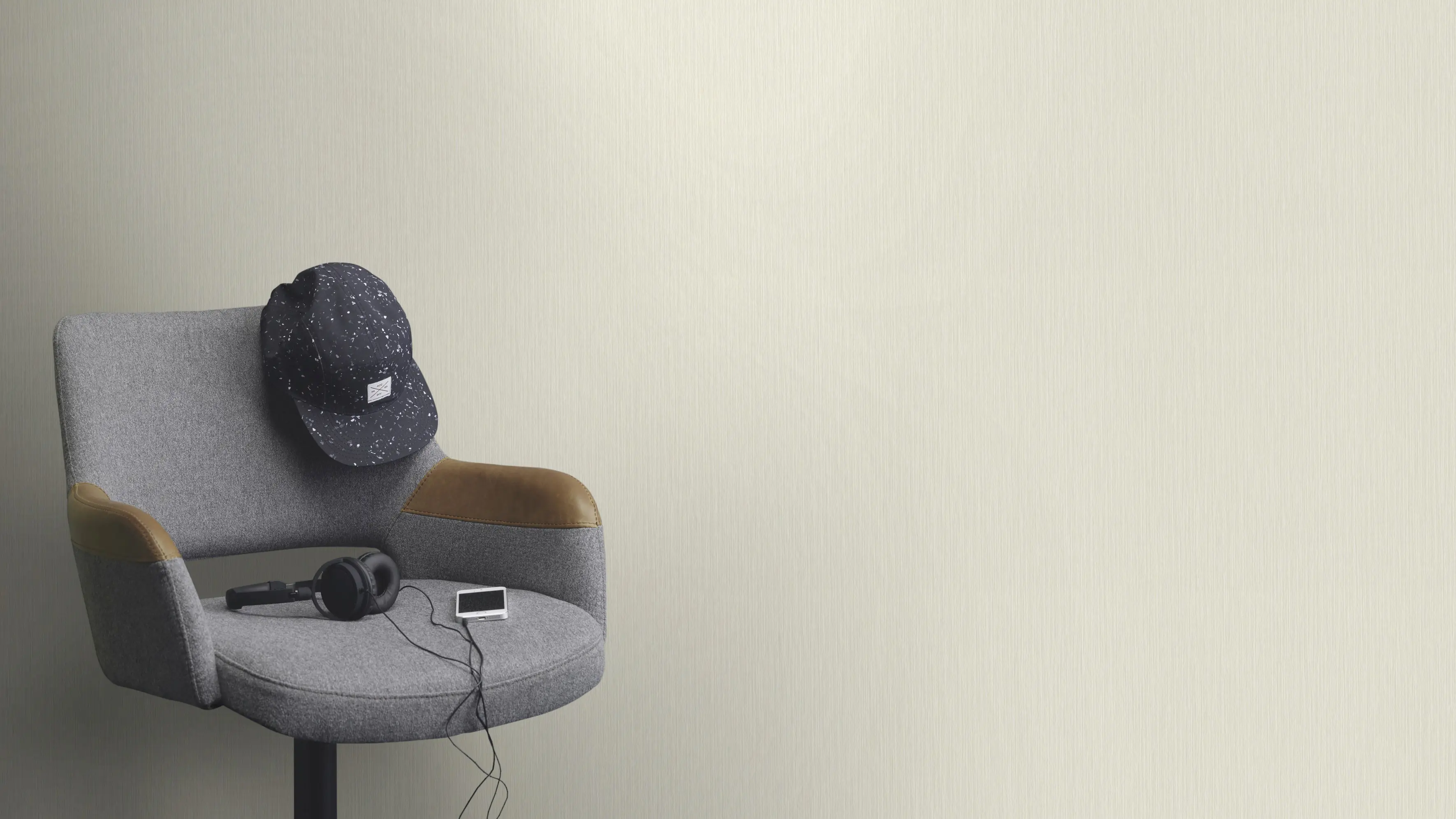 Rasch Vliestapete 537628 Creme-Creme dunkel Uni 10,05 m x 0,53 m