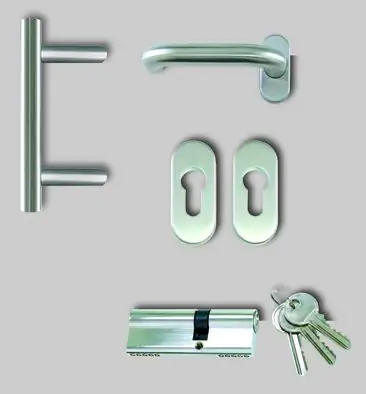 Meeth Haustürstoßgriff-Set abgerundet Edelstahl ME40 Meeth Haustürstoßgriff-Set abgerundet Edelstahl ME40