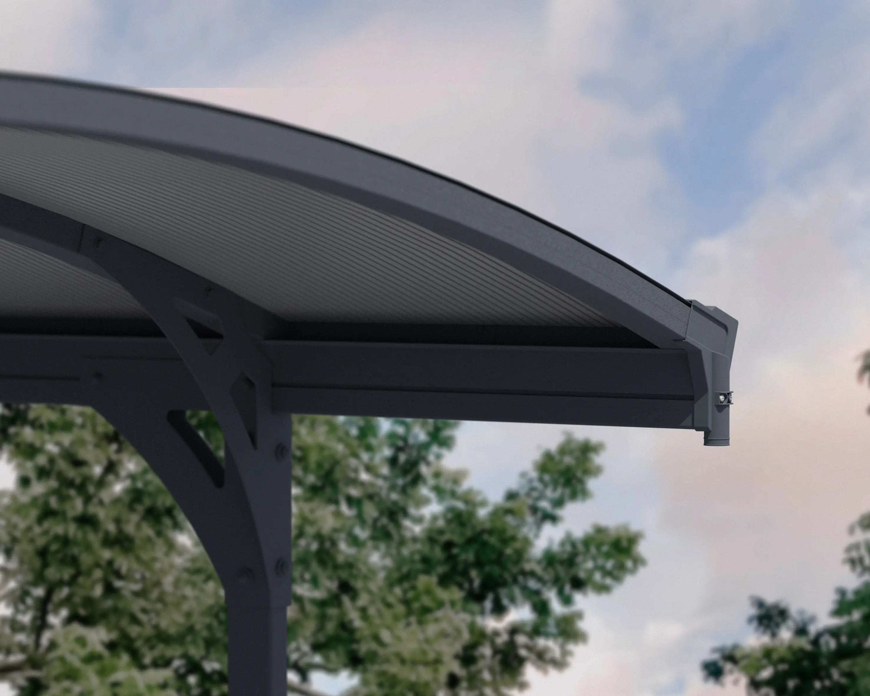 Canopia Carport Vitoria 5000 501 x 291 cm anthrazit Canopia Carport Vitoria 5000 501 x 291 cm anthrazit