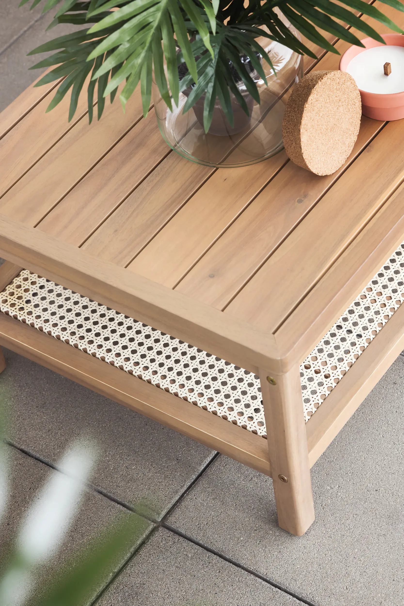 Primaster Gartenmöbel-Set Aruba Akazie/Wiener Geflecht