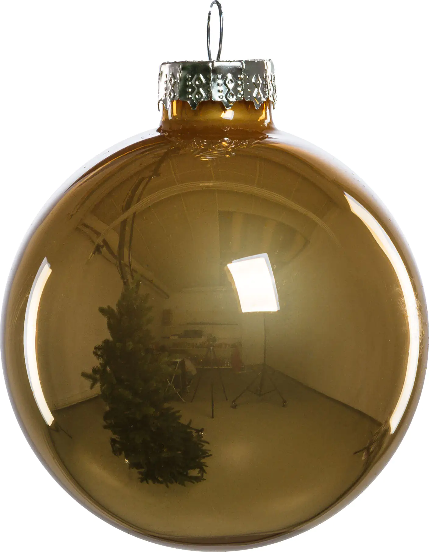 4333692642637_03 TrendLine Weihnachtskugeln aus Glas Ø 5/ 5,7/ 6,7 cm gold 42 Stück