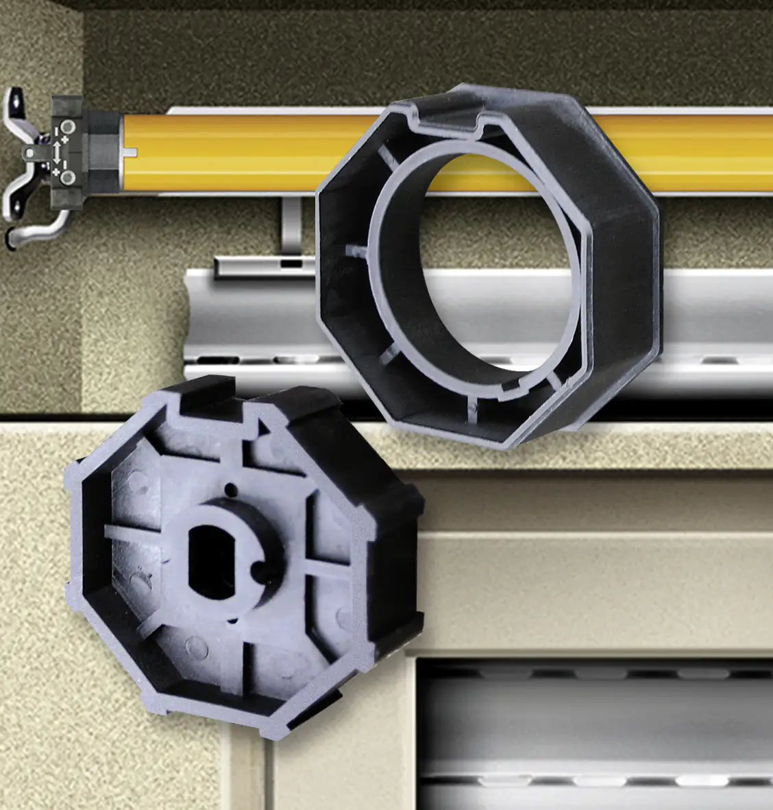 Schellenberg Adapter-Set für 70er für Achtkantwellen