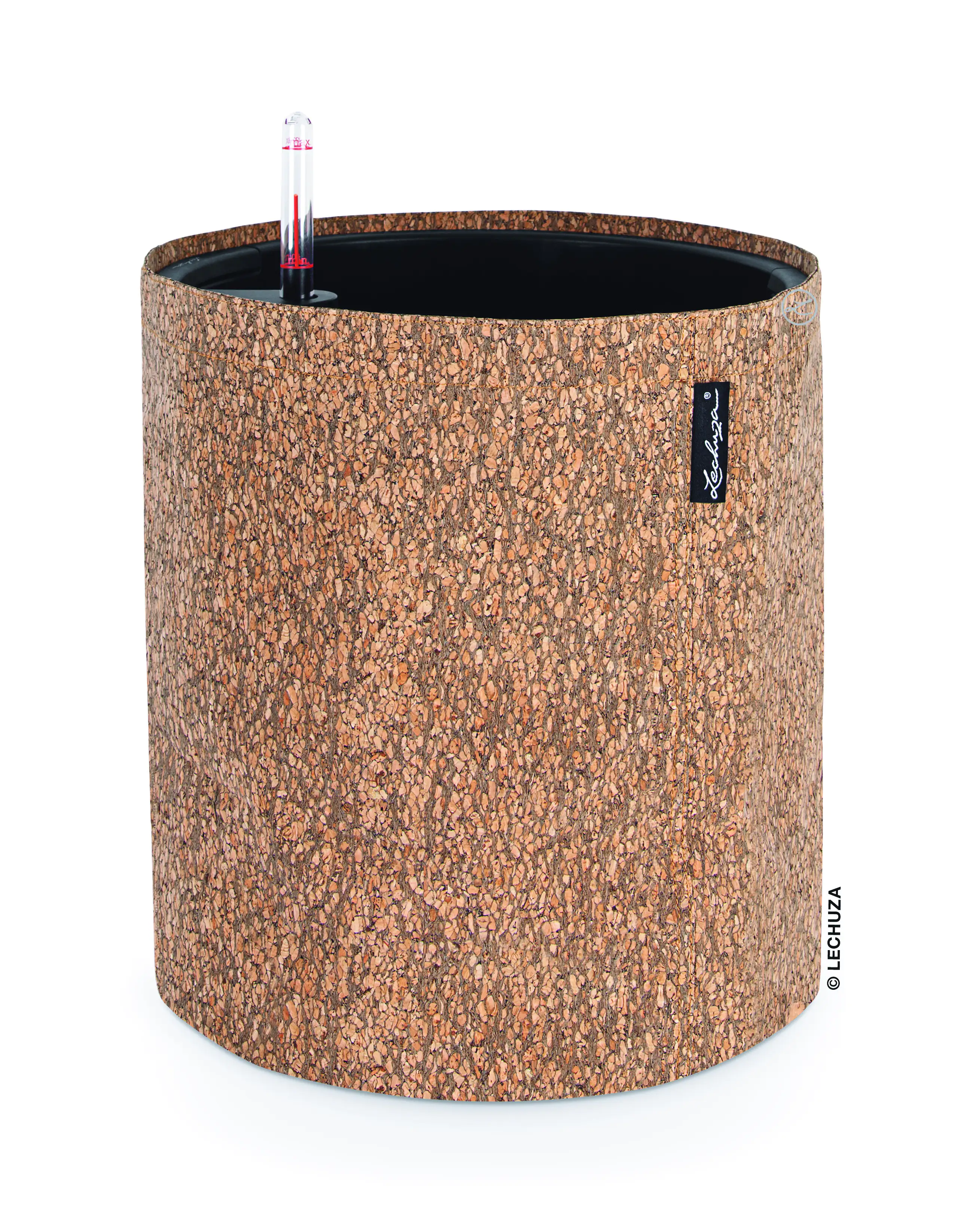 Lechuza Pflanztopf Trendcover 32 cm Kunstleder Kork natur dunkel