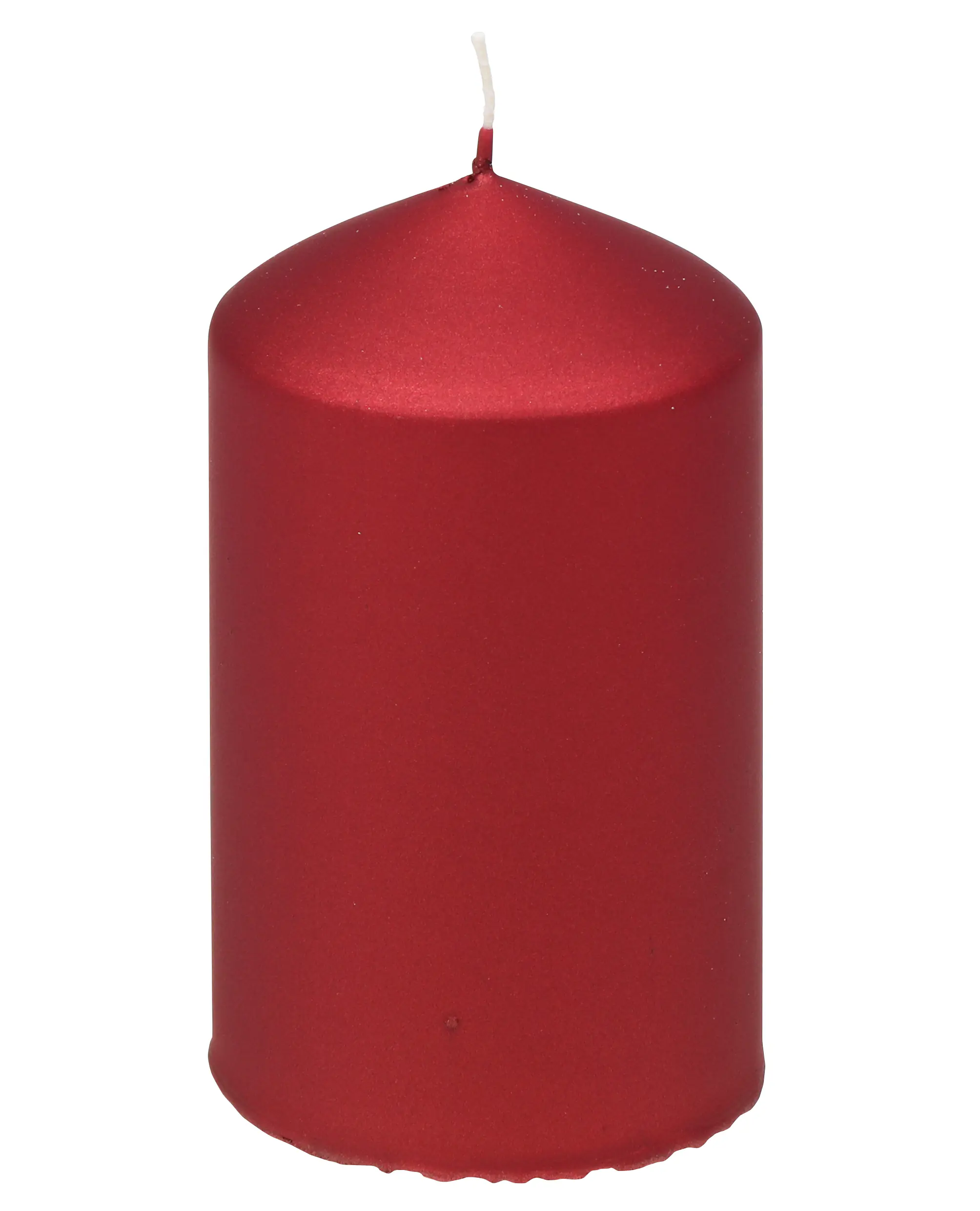 Steinhart Stumpenkerze New Velvet Ø 5,7 x 10 cm rot        