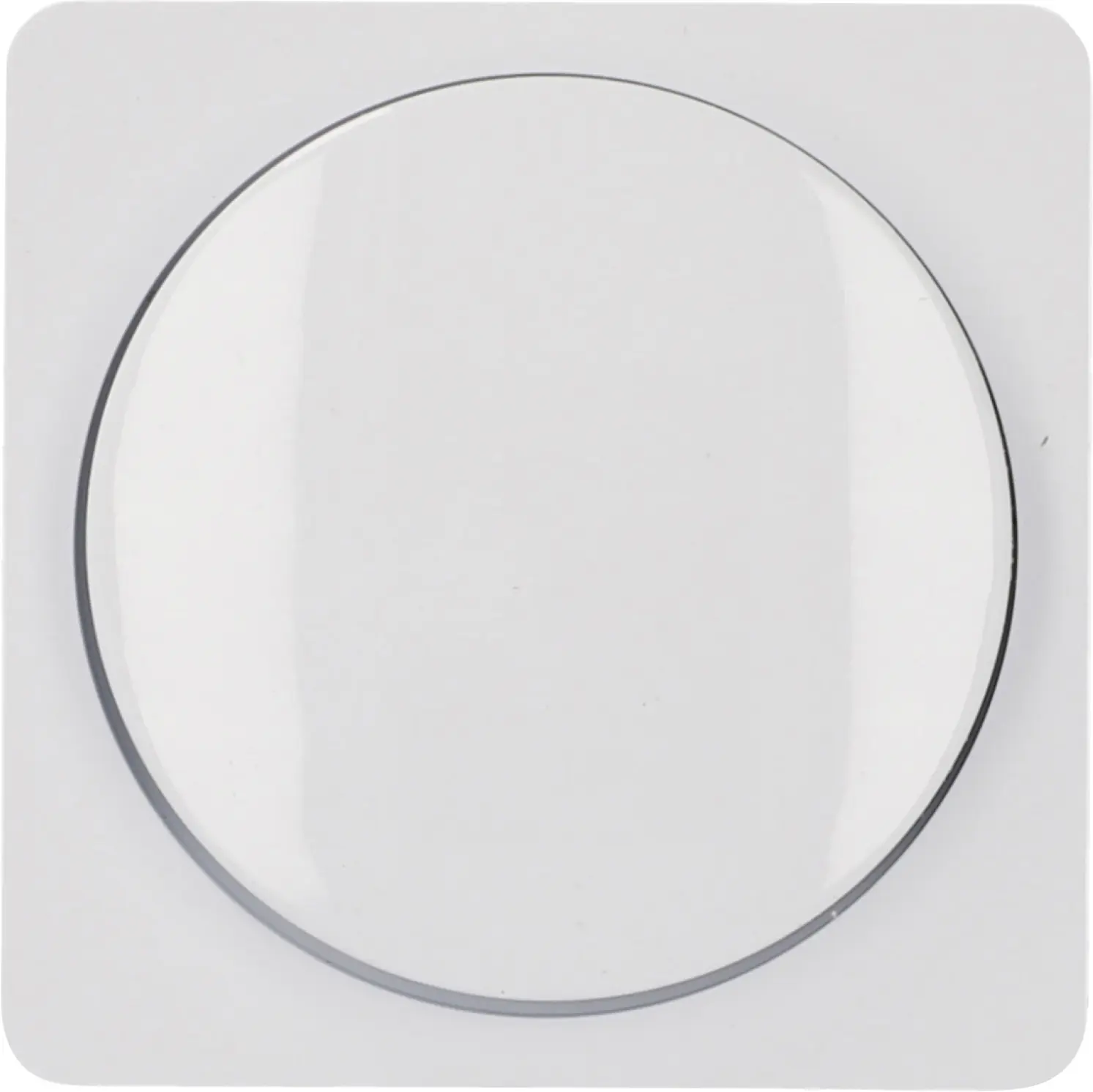 Unitec Dimmerabdeckung LeMans ultraweiß Drehdimmer