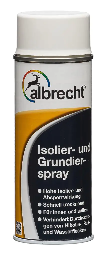 4002364569007 Albrecht Isolier und Grundierspray 400 ml weiß