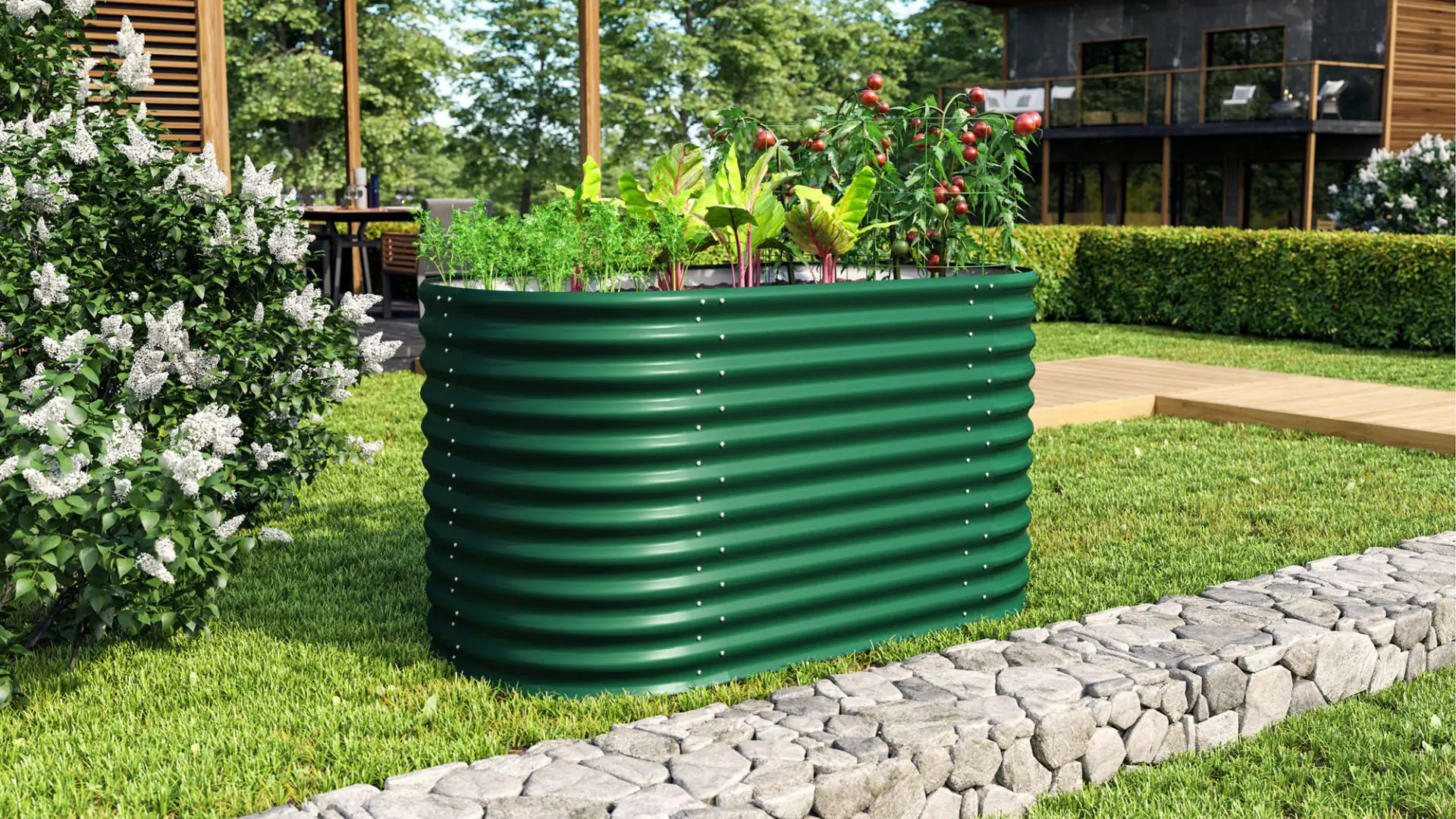 Vitavia Hochbeet Terra 858 162 x 82 x 86 cm seegras