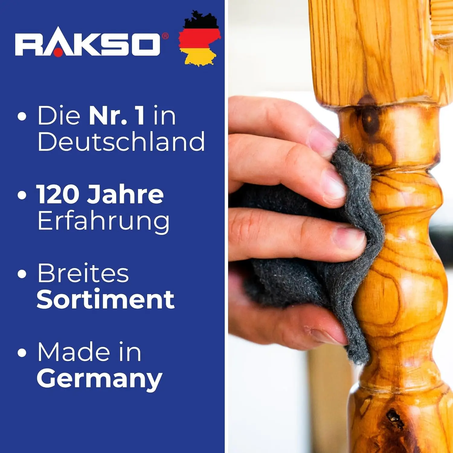 RAKSO Stahlwolle, Sorte 0