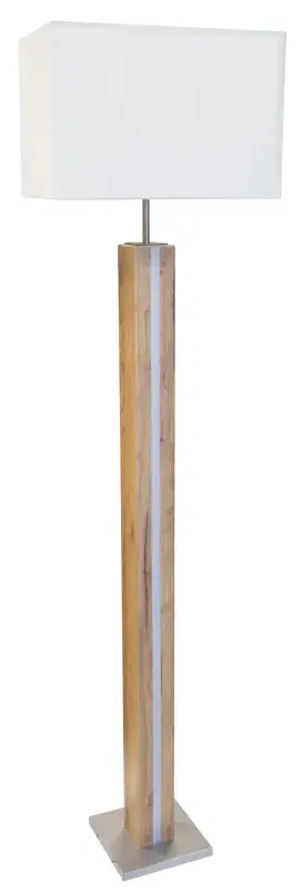 Globo Stehleuchte Forest 150 cm holzoptik hell