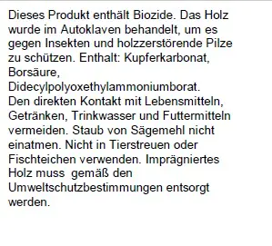 Baumpfahl 160 cm, Ø 8 cm, kesseldruckimprägniert Baumpfahl 160 cm, Ø 8 cm, kesseldruckimprägniert