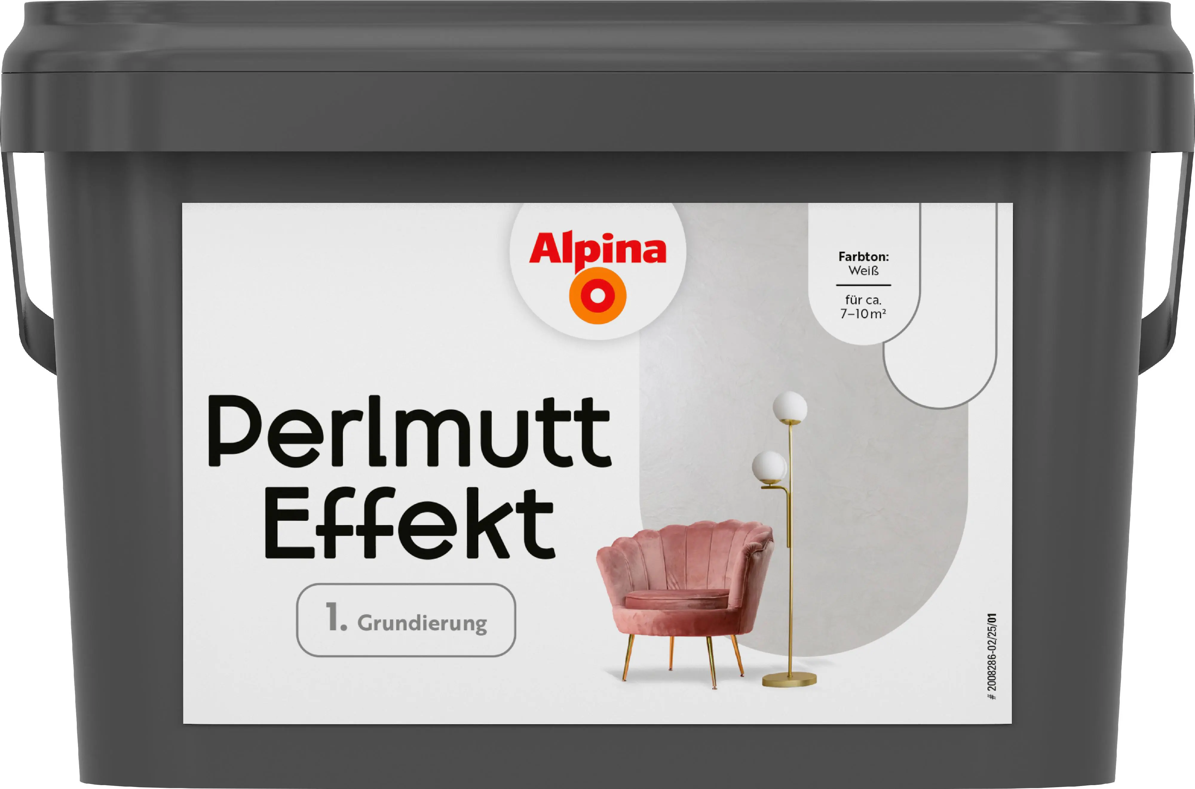 Alpina Grundierung für Effektfarben Perlmutt weiß 2,5 L