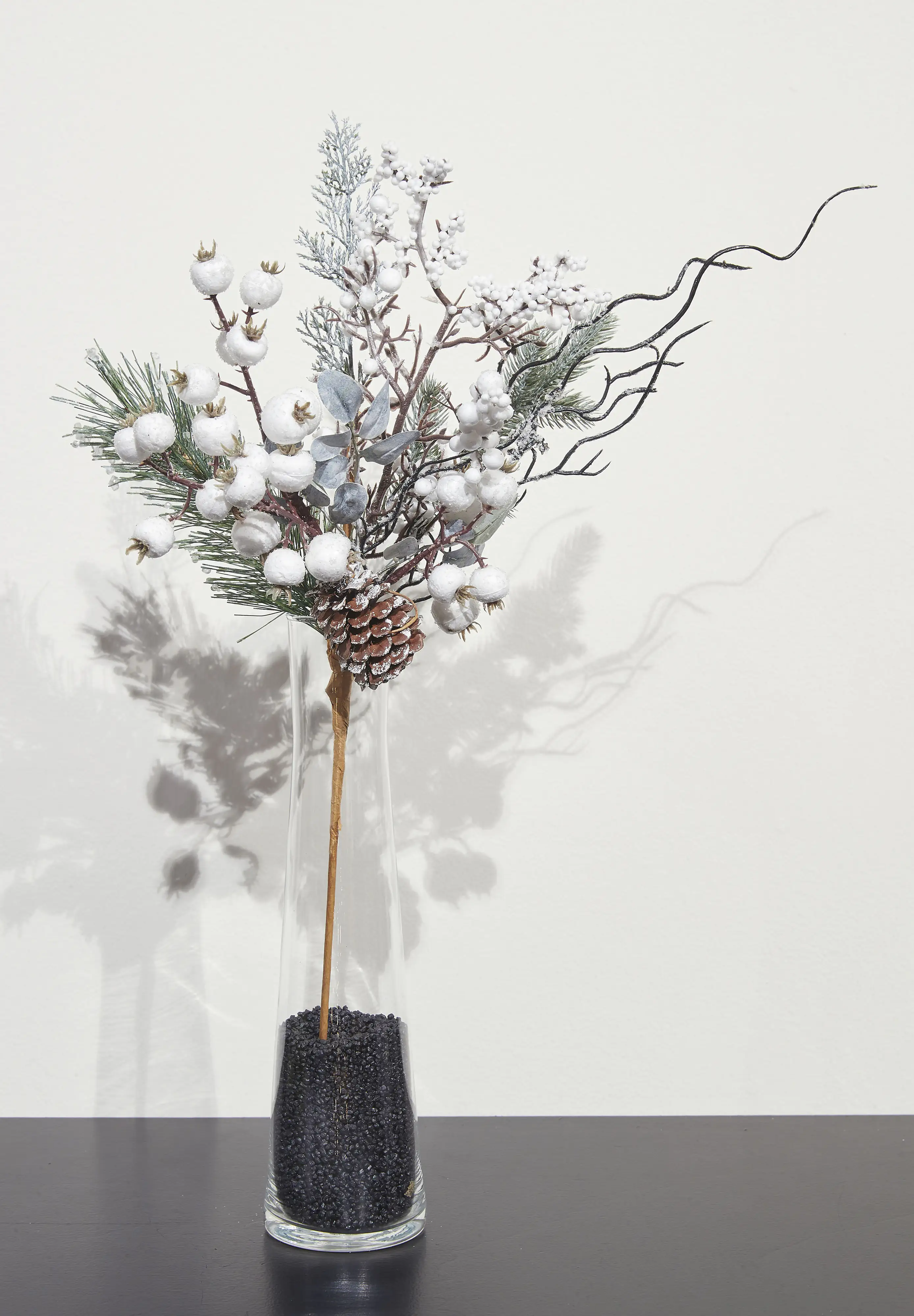 Mica Glasvase Ixia transparent, 21 x 7 cm