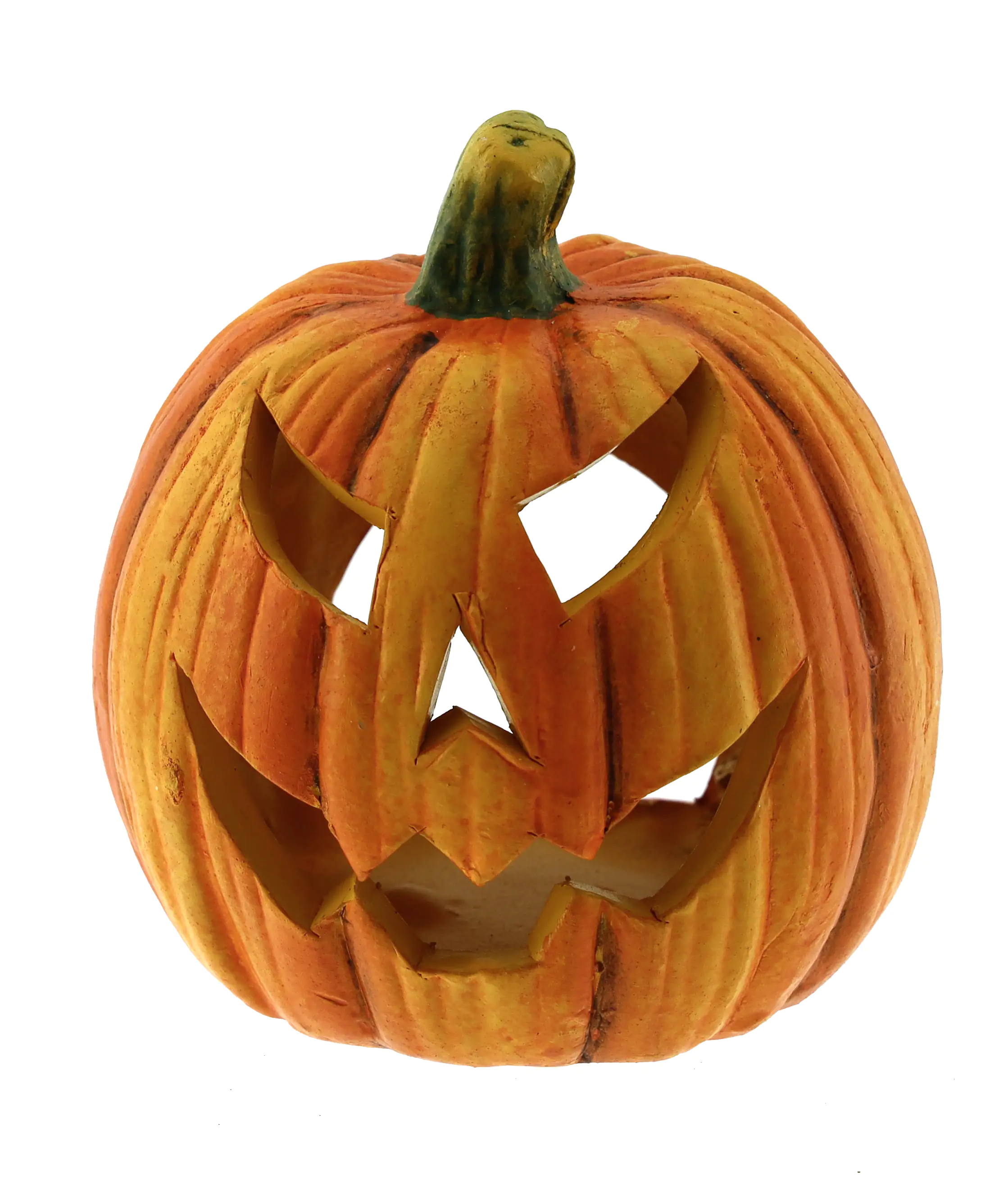 Windlicht Kürbis aus Keramik 10,5 x 11 cm