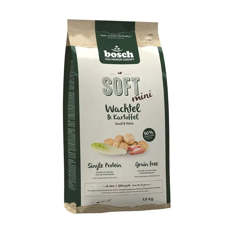 Bosch HPC Soft Mini Wachtel & Kartoffel 1 kg