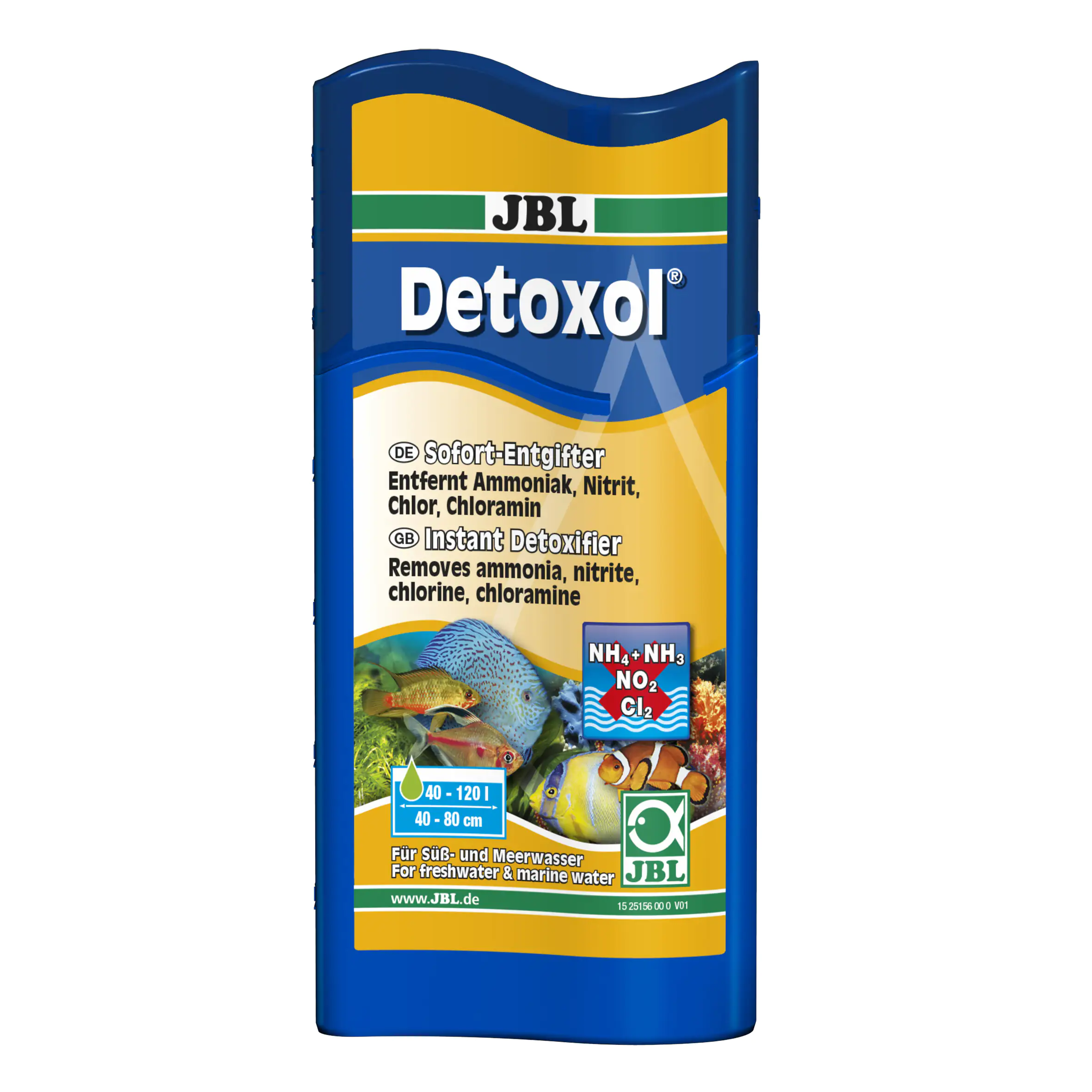 JBL Detoxol 100ml Sofort-Entgifter für gesundes Aquarienwasser